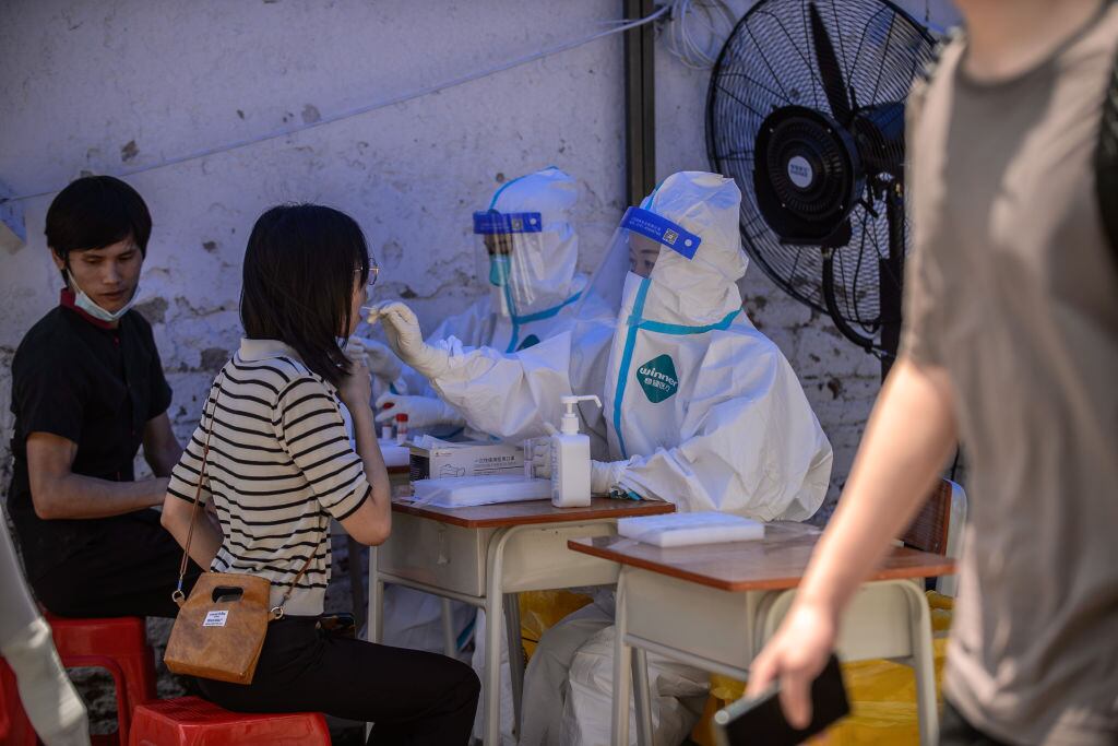Exámenes masivos de detección del covid-19 en Guangzhou