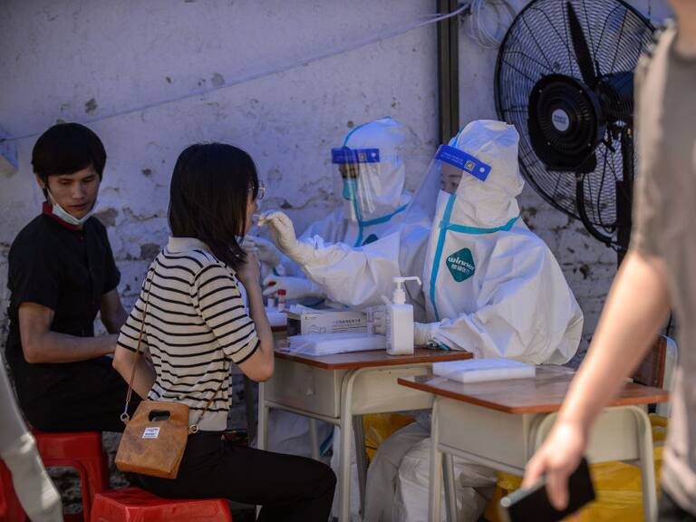 Exámenes masivos de detección del covid-19 en Guangzhou