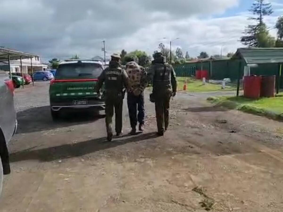 Detienen en La Araucanía a prófugo argentino buscado por Interpol por delitos sexuales