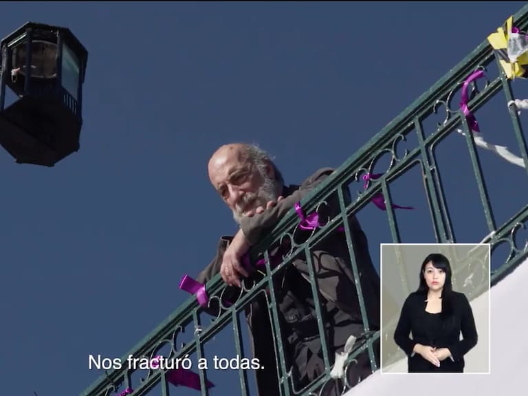 Desde el puente Pío Nono: Raúl Zurita participó en la franja de Que Chile Decida por el Apruebo