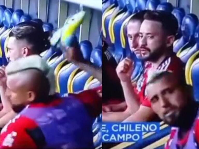 Arturo Vidal explota en la banca del Flamengo tras no sumar minutos y su DT le responde en conferencia