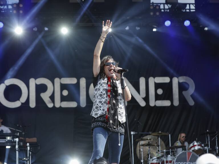 INDIANAPOLIS, IN - MAY 24: Kelly Hansen of Foreigner performs at Indy 500 Carb Day at the Indianapolis Motor Speedway on May 24, 2019 in Indianapolis, Indiana. (Photo by Michael Hickey/Getty Images) ***Local Caption*** Kelly Hansen