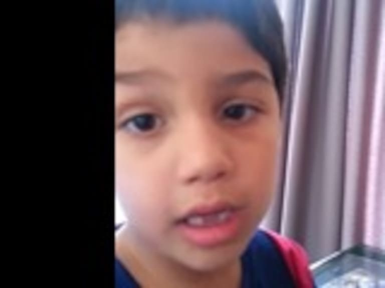 VIDEO Niño de 6 años a Vidal: «Estuvo feo lo que hiciste, mejor no lo vuelvas a hacer»