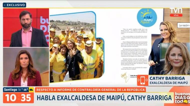 Cathy Barriga en TVN