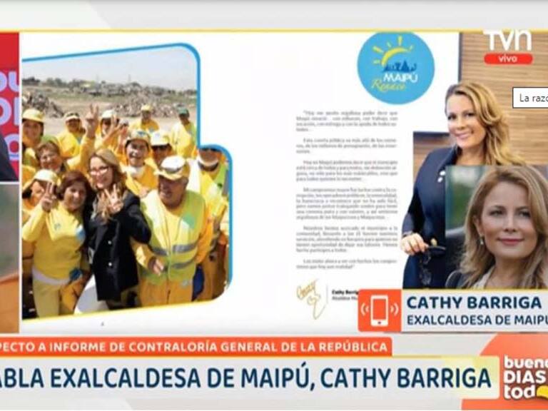 Cathy Barriga en TVN