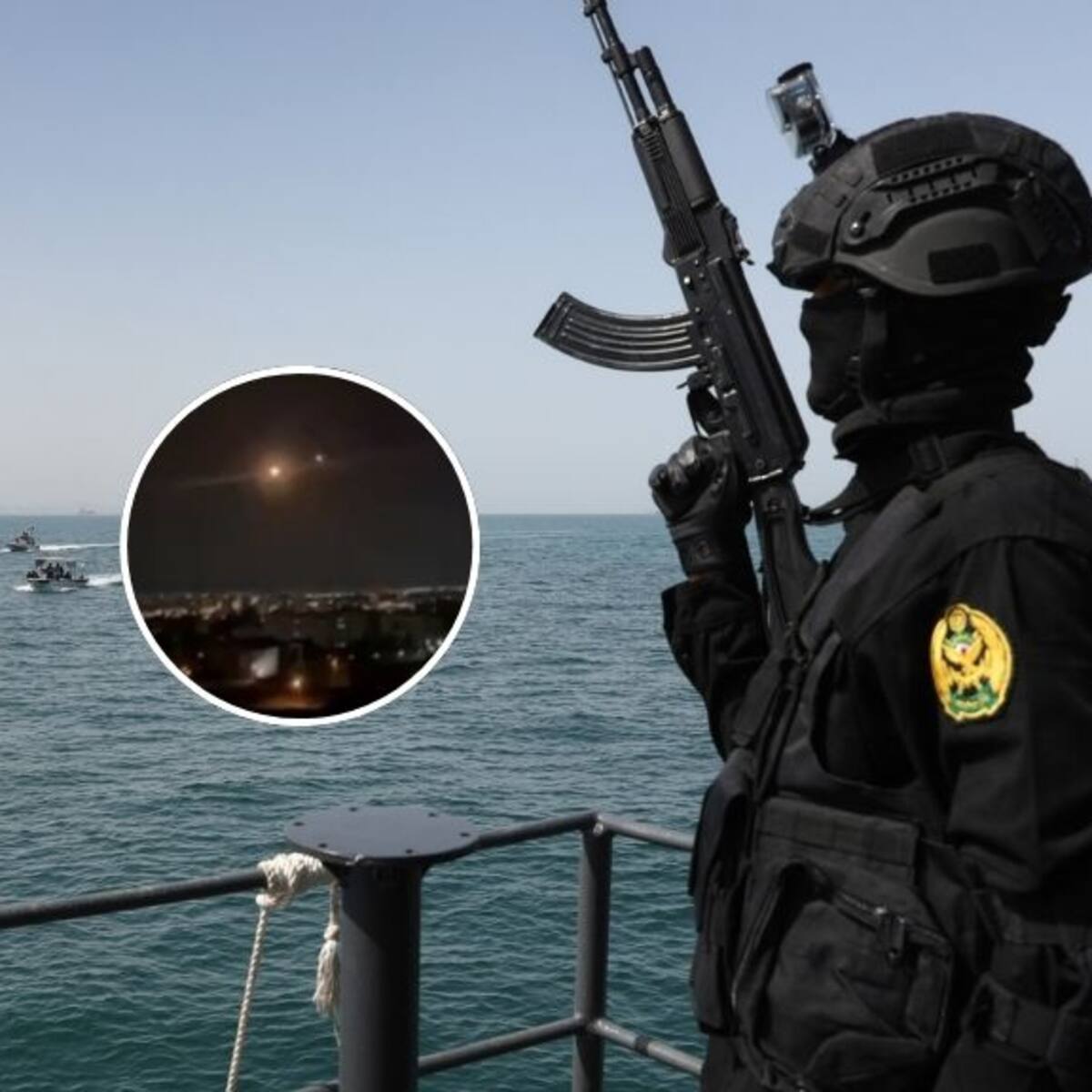 Reportan ataques de EE.UU. contra puertos iraníes: Teherán promete responder con fuerza
