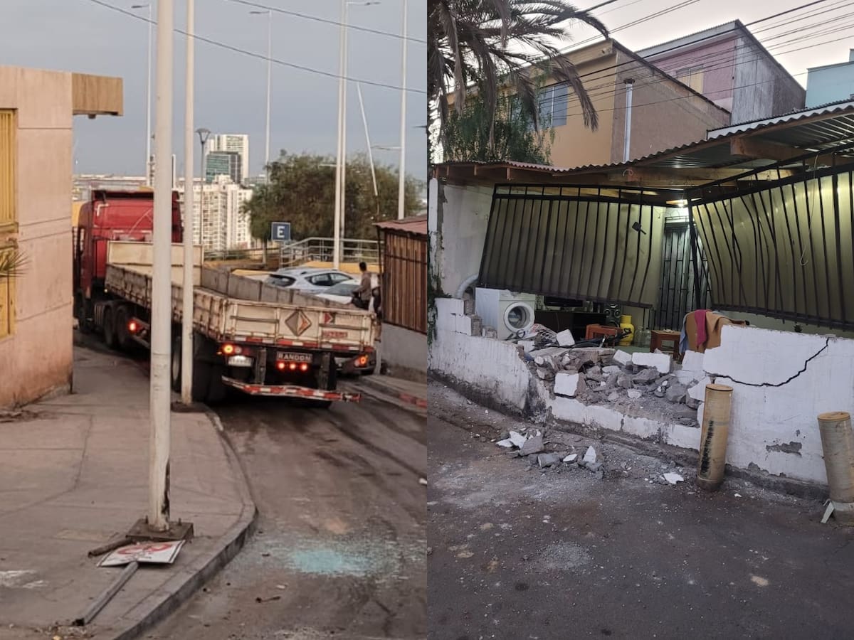 Conductor ebrio choca nueve autos estacionados y atropella a peatón en Antofagasta