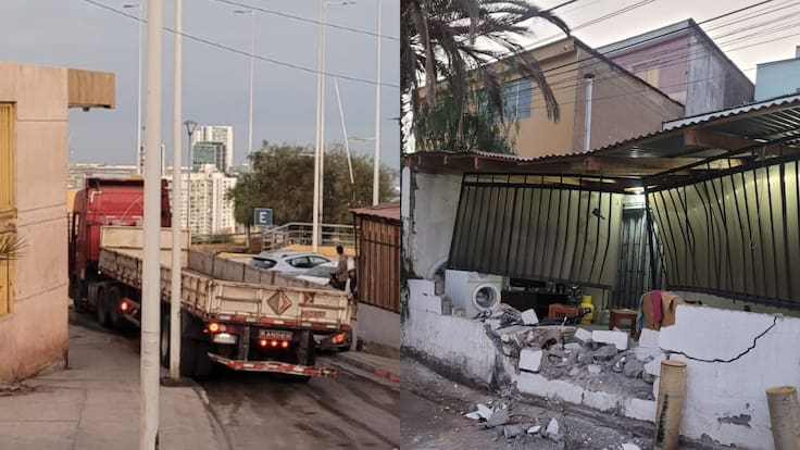 Conductor ebrio choca nueve autos estacionados y atropella a peatón en Antofagasta