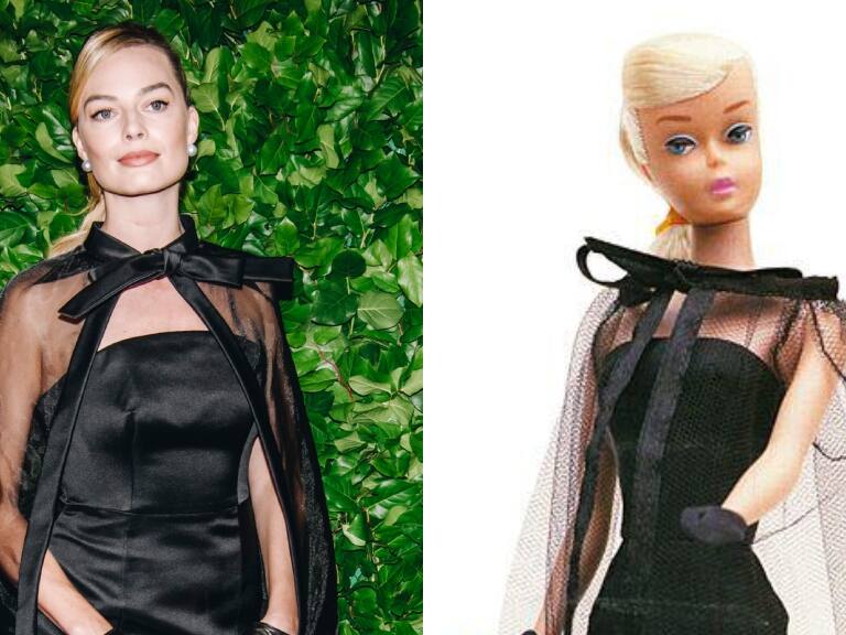 Todavía en modo Barbie: Margot Robbie homenajea a la muñeca con icónico look
