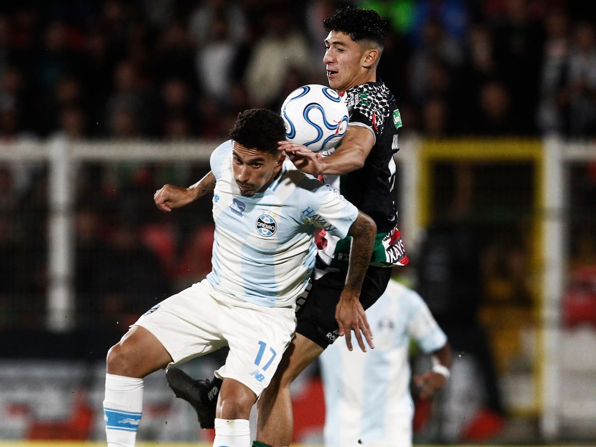El VAR salva a Palestino ante Gremio en La Cisterna por Copa Sudamericana