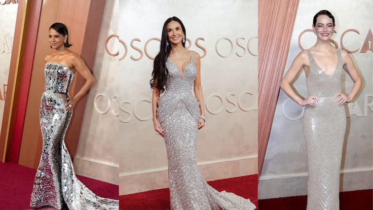 Brillos, brillos y más brillos: los mejores looks de los Premios Oscar 2025