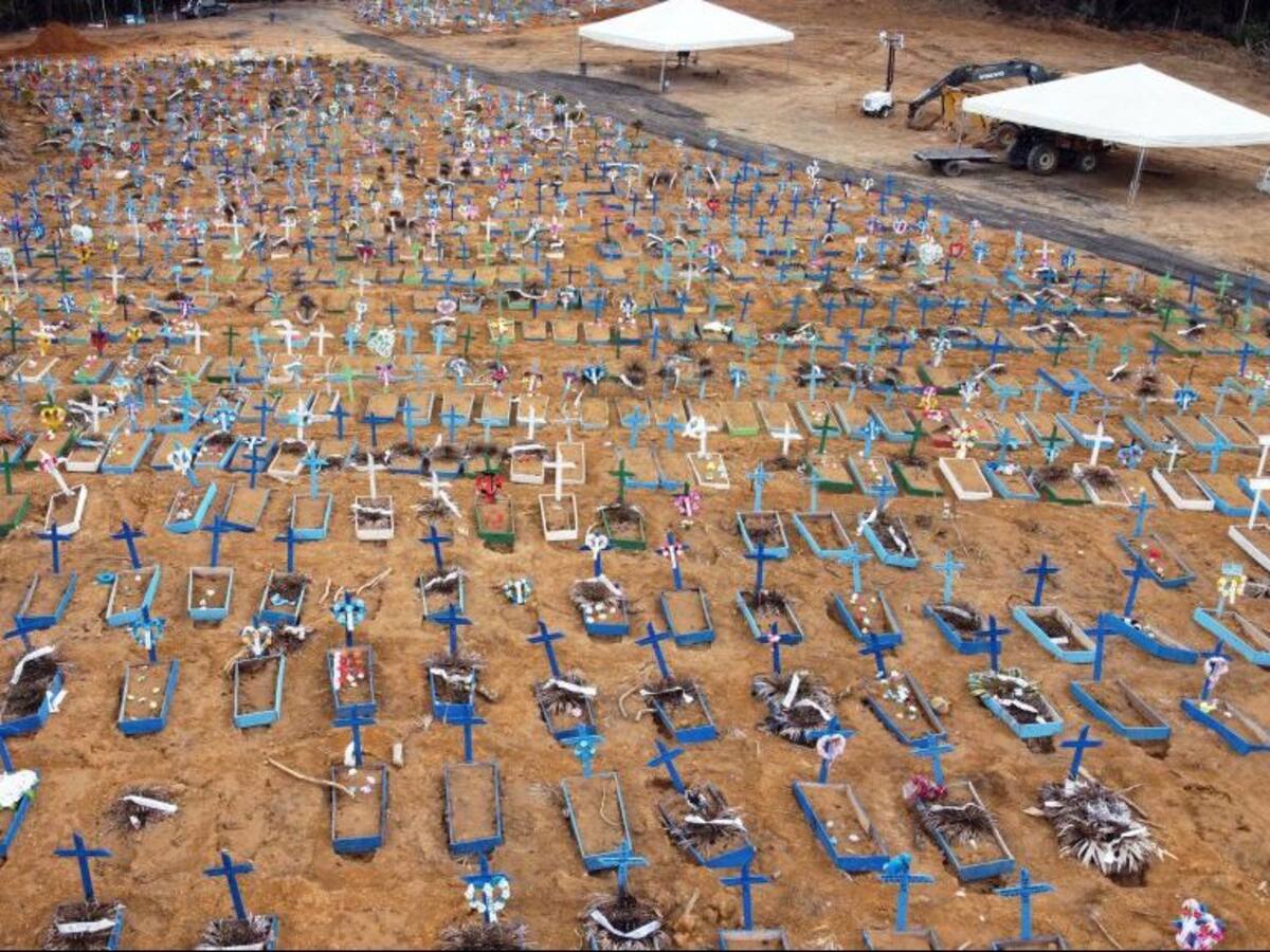 Brasil se convirtió en el segundo país del mundo en superar las 50 mil muertes por Covid-19