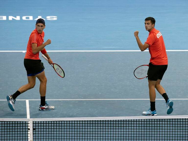 Alejandro Tabilo y Tomás Barrios se impusieron ante Noruega en el dobles y le dieron la serie a Chile en la ATP Cup