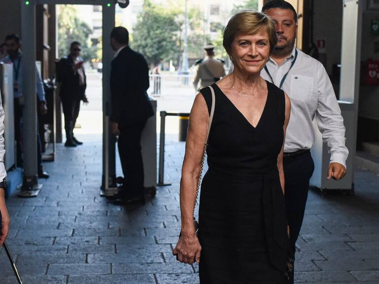 14 de Marzo del 2023 / SANTIAGOLa alcaldesa de Providencia Evelyn Matthei ingresa al Palacio de La Moneda.
FOTO: OSCAR GUERRA / AGENCIAUNO