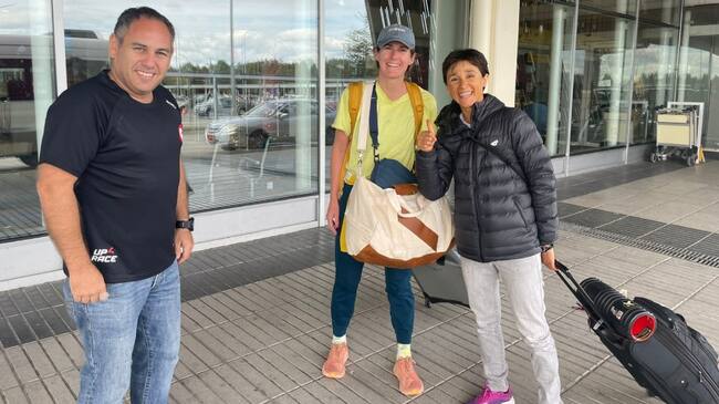 Bárbara Riveros ya está en Chile para competir en el Challenge Puerto Varas