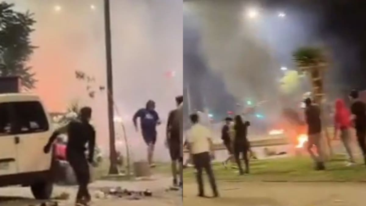 Barricadas y enfrentamientos con Carabineros: disturbios en Peñalolén tras desalojo de feria navideña ilegal