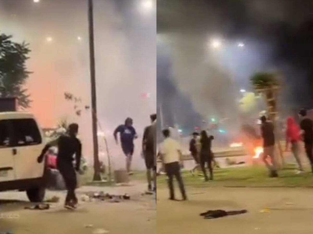 Barricadas y enfrentamientos con Carabineros: disturbios en Peñalolén tras desalojo de feria navideña ilegal