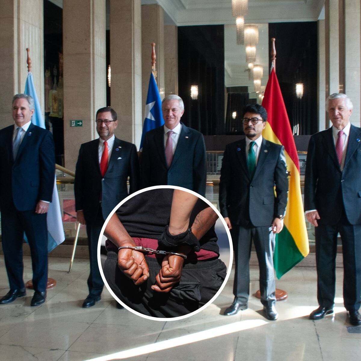 Para combatir mafias transnacionales: Chile y cuatro países de Sudamérica firman acuerdo contra el crimen organizado