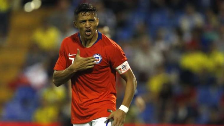 Formación de Chile ante Brasil