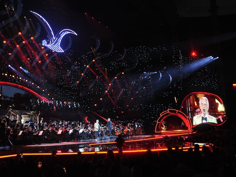 26 DE FEBRERO DE 2024 / VIÑA DEL MAR
Andrea Bocelli, durante la segunda noche del LXIII Festival Internacional de la Canción de Viña del Mar desde la Quinta Vergara
FOTO: VICTOR HUENANTE / AGENCIAUNO