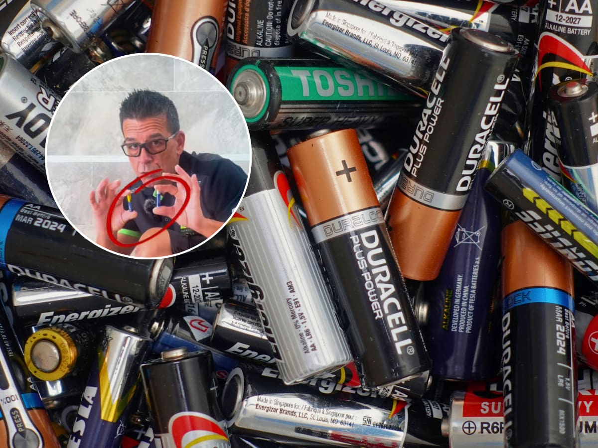 Electricista revela el truco secreto para saber si tus pilas están cargadas sin conectarlas a ningún aparato