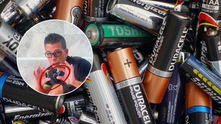 Electricista revela el truco secreto para saber si tus pilas están cargadas sin conectarlas a ningún aparato