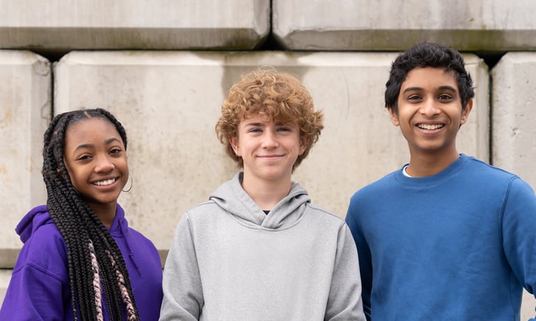 Leah Sava Jeffries, Walker Scobell, Aryan Simhadri