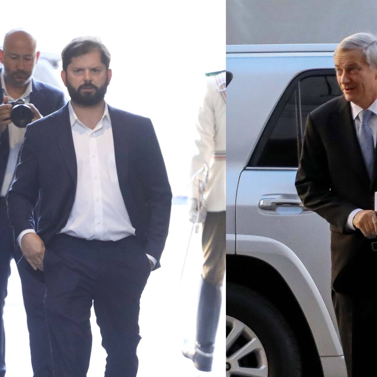 Tras duros intercambios entre ambos: Presidente Boric recibe a José Antonio Kast en La Moneda