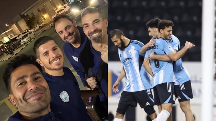 “Coto” Sierra y Luis Jiménez festejan un debut soñado en Medio Oriente: “Hay días que marcan etapas”