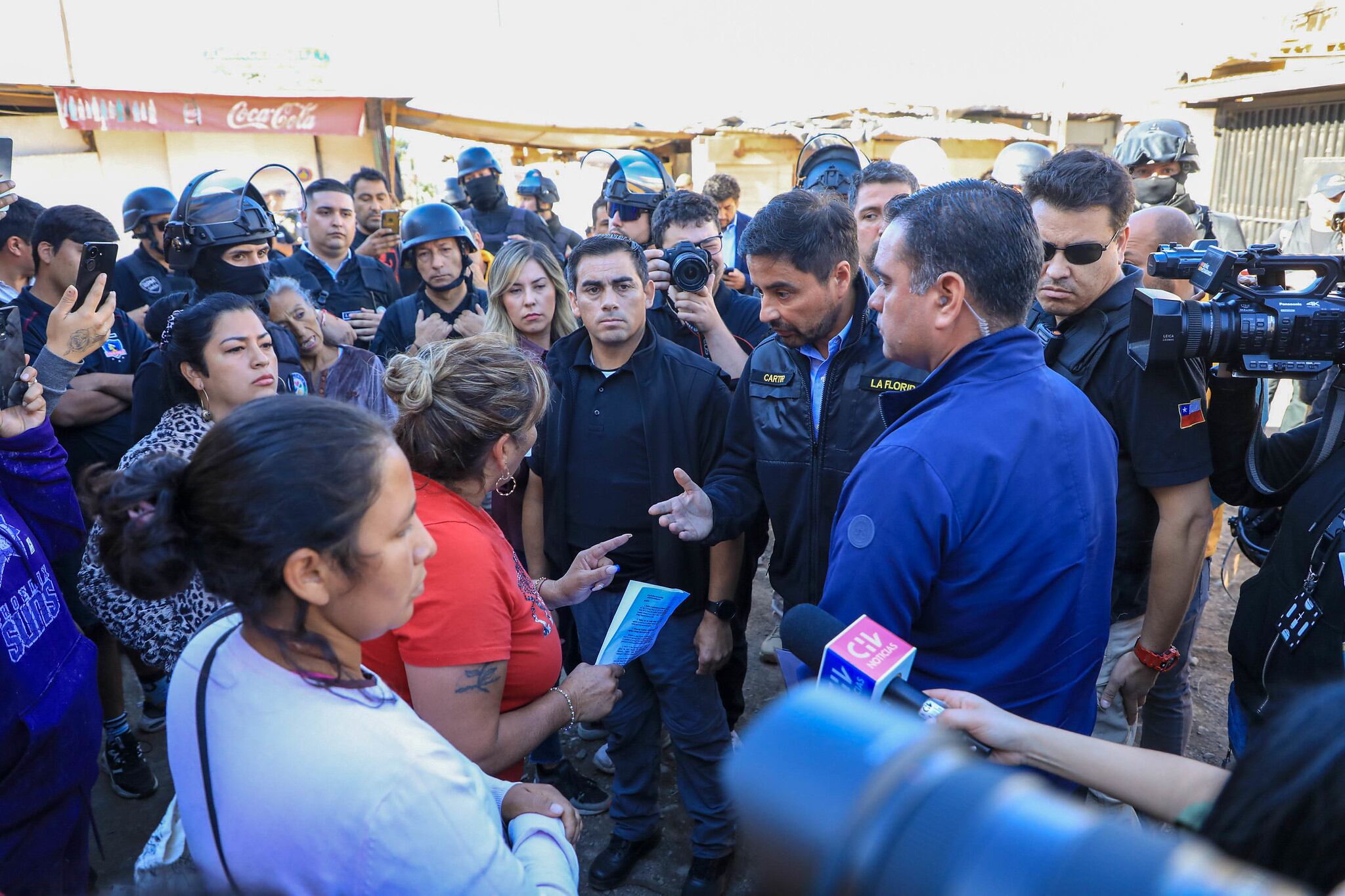 Municipalidad de La Florida confirma desalojo de la toma Dignidad