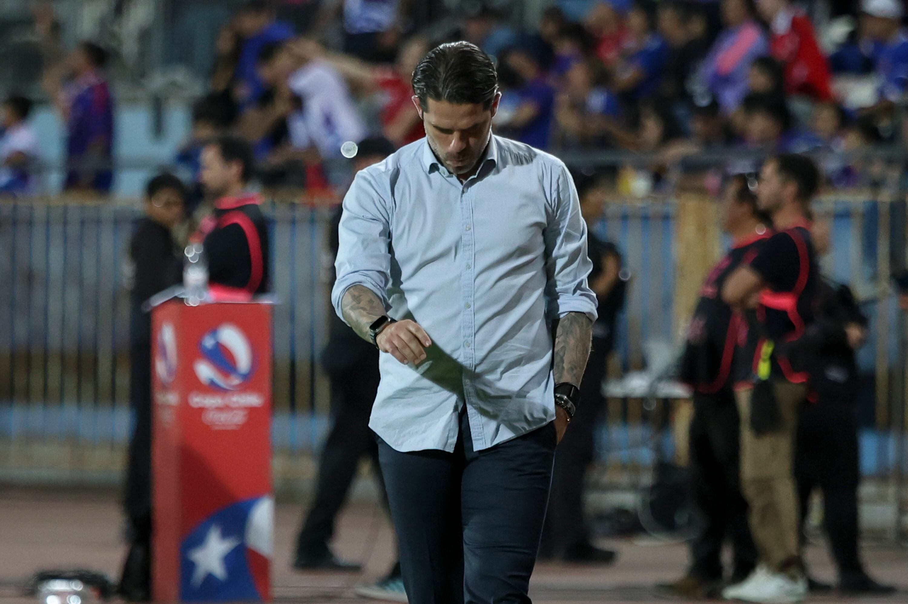 Fernando Gago, entrenador de la Universidad de Chile