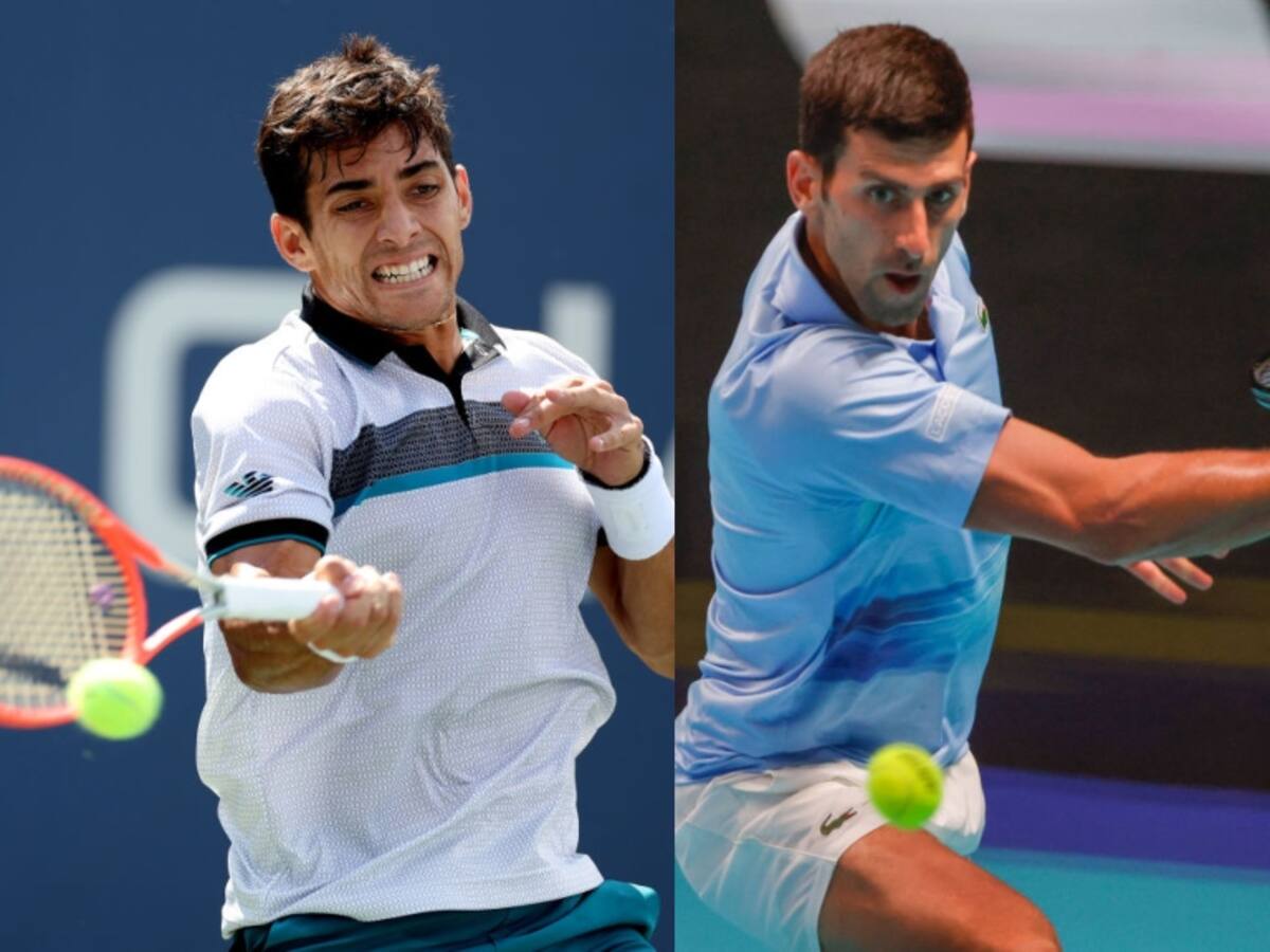 Cristian Garin debutará este miércoles ante Novak Djokovic en el ATP 500 de Astana