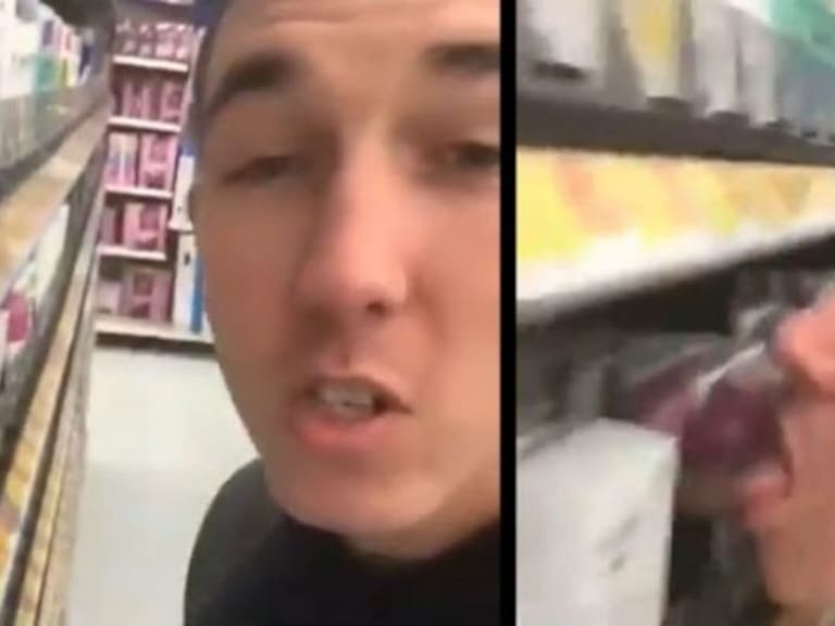 Joven que lamió productos en un supermercado de EE.UU fue arrestado por terrorismo