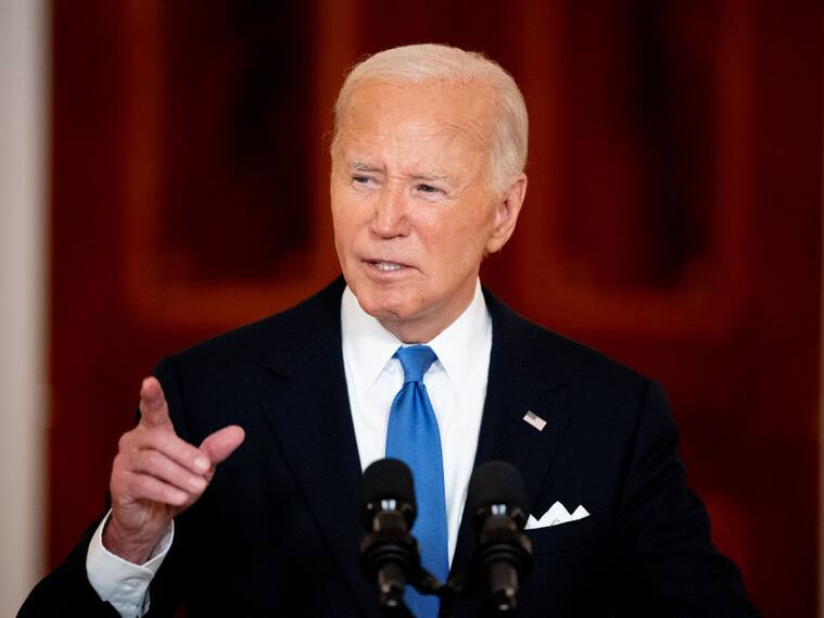 El presidente de Estados Unidos, Joe Biden, habla sobre la decisión de la Corte Suprema en la Casa Blanca.
