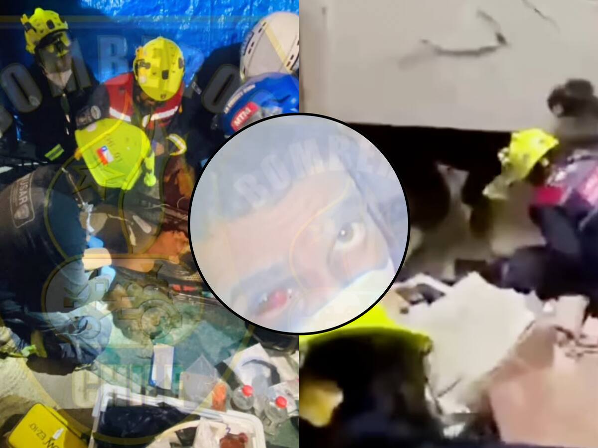 ¡Lo lograron! Bomberos chilenos rescatan a hombre que estuvo más de una semana bajo escombros en Venezuela