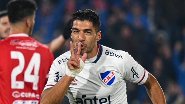 Luis Suárez marca su primer gol en su regreso a Nacional