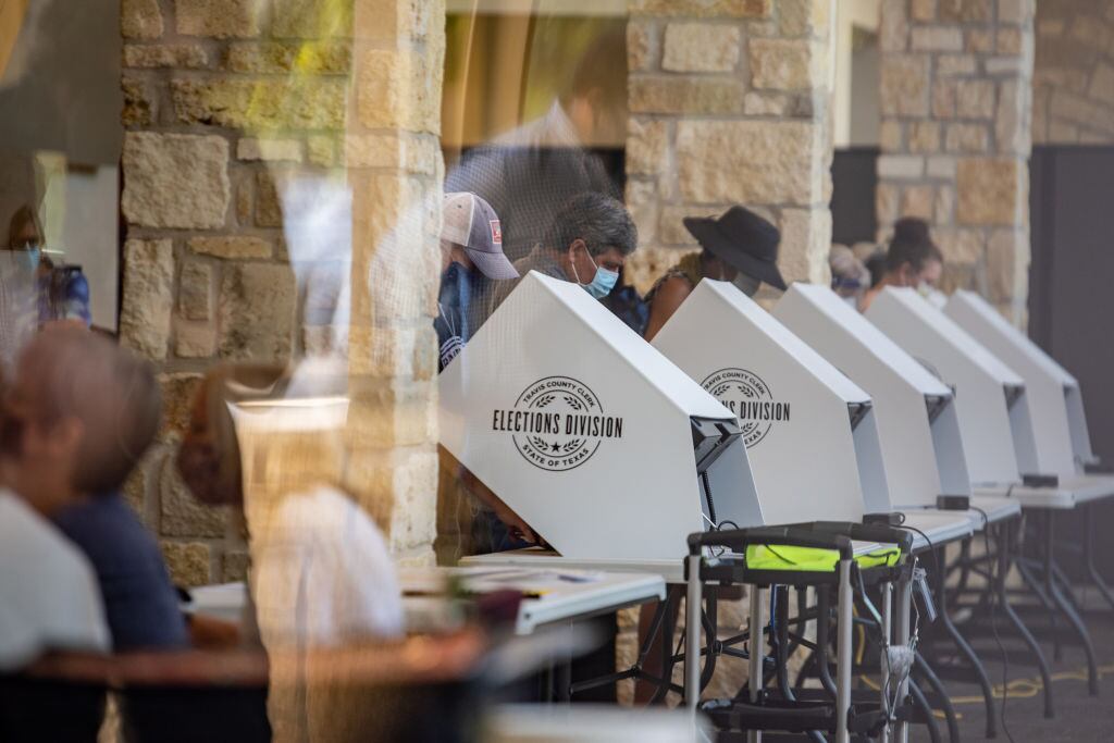 Una sede de votación en la ciudad de Austin en Texas