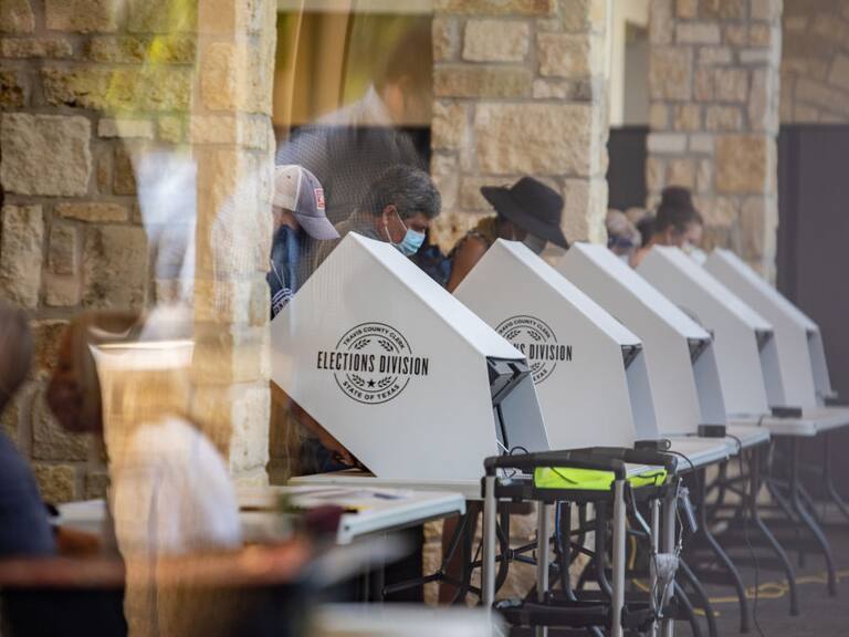 Una sede de votación en la ciudad de Austin en Texas