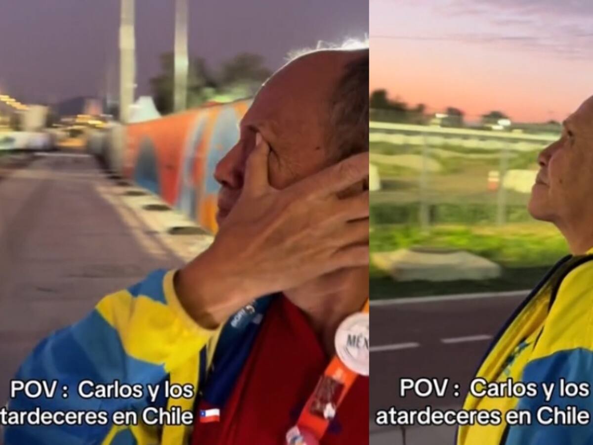 Conmovedor: miembro de la delegación de Colombia se emocionó hasta las lágrimas con atardecer en los Panamericanos