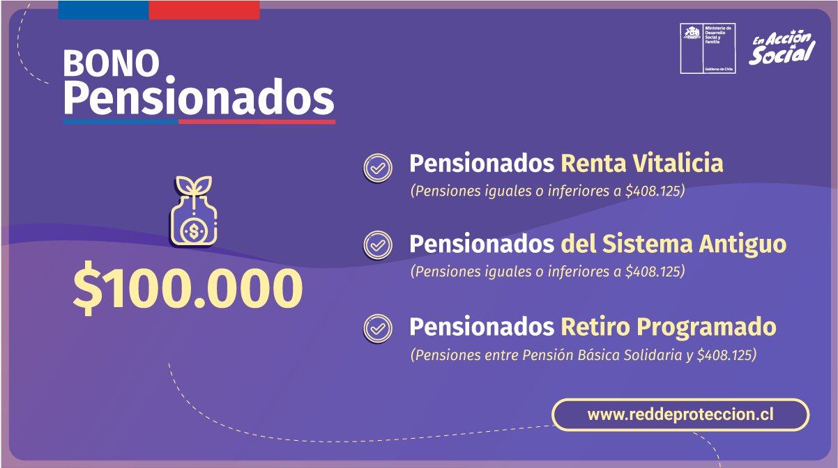 Bono Pensionados / Ministerio de Desarrollo Social y Familia