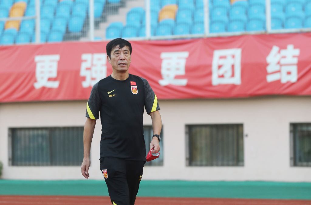 Chen Xuyuan en la ciudad de Qingdao, cuando era el presidente de la Federación de Fútbol de China.