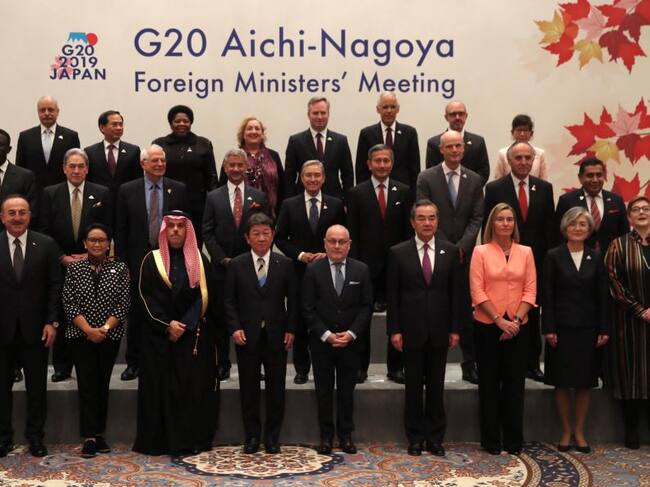 La última cita de cancilleres de los países del G20 en Japón