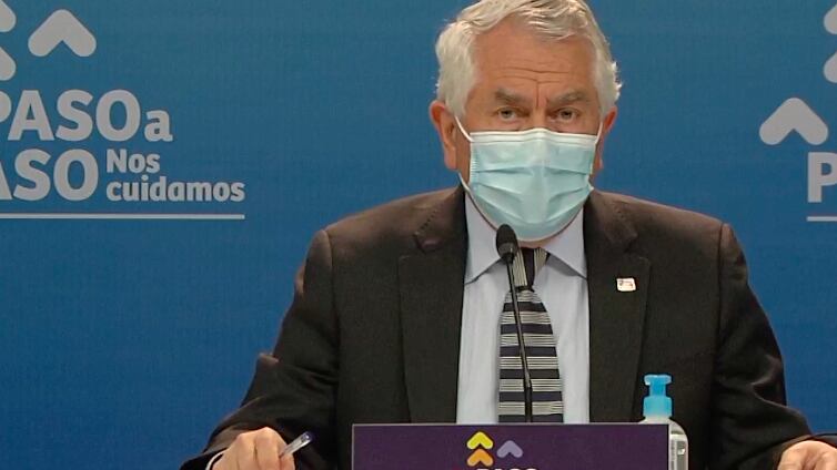 ministro de salud, enrique paris