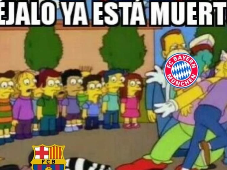 Los mejores memes que dejó la goleada del Bayern Munich al Barcelona por la Champions League