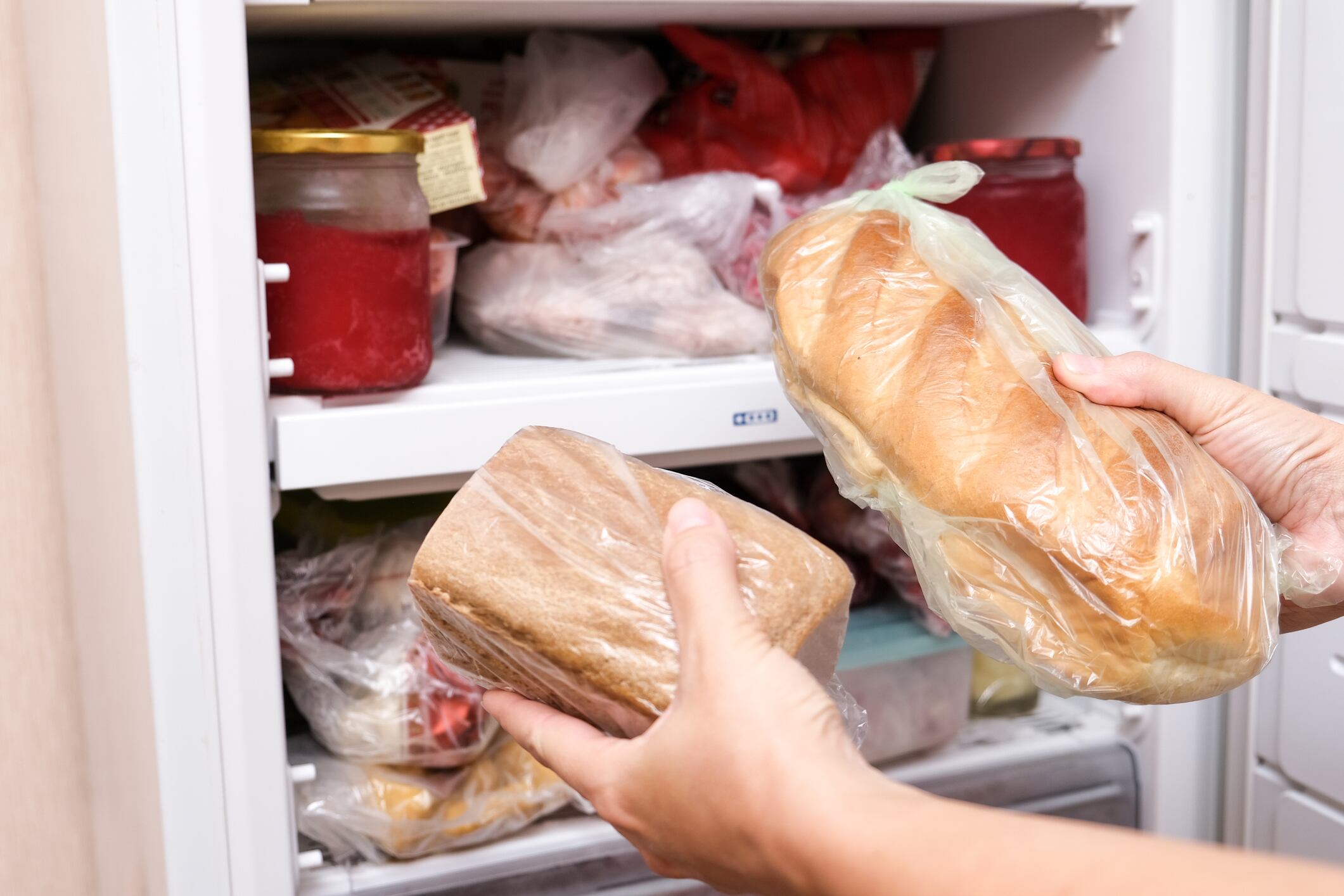 Beneficios de congelar el pan