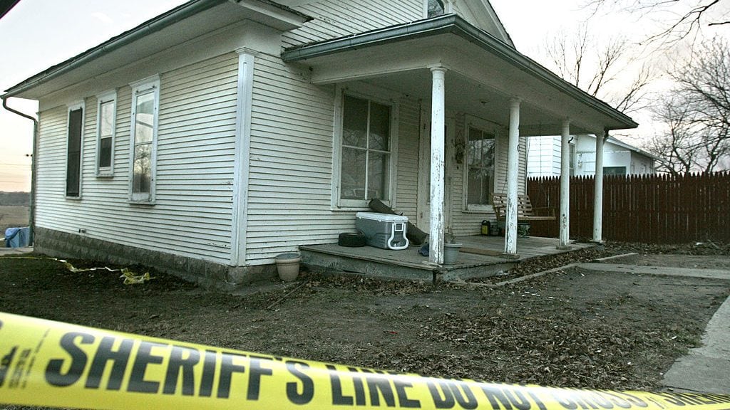 La casa donde ocurrió el crimen (Larry W. Smith/Getty Images)
