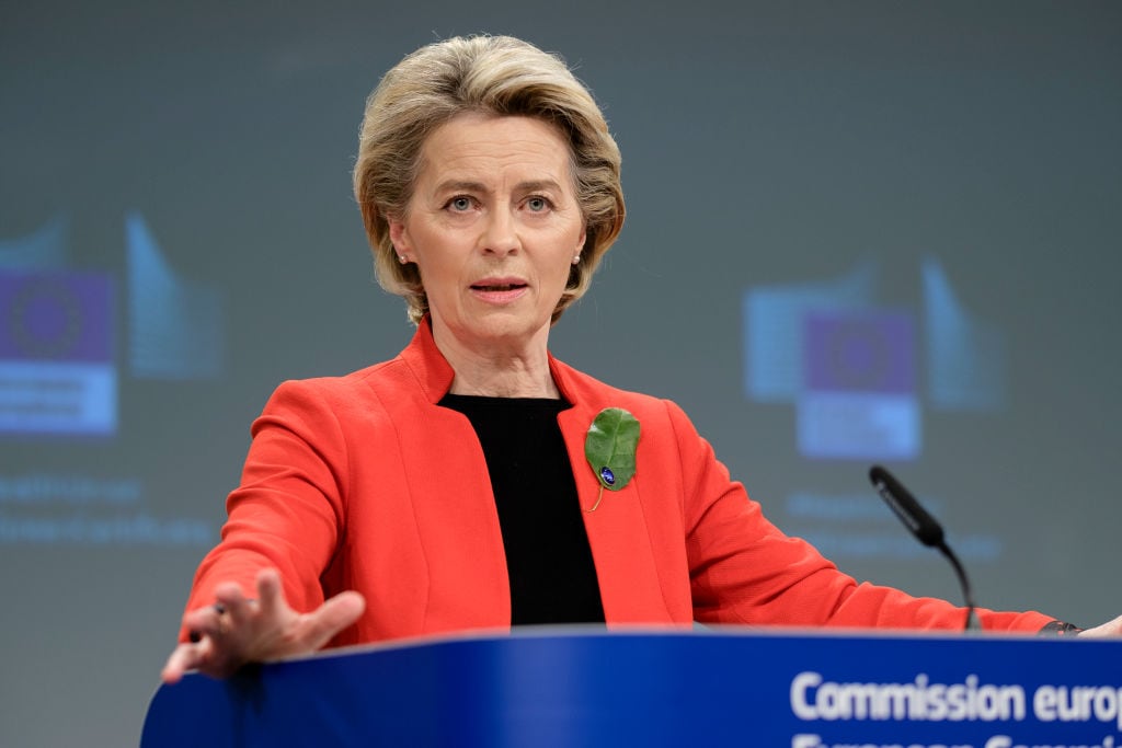 La titular de la Comisión Europea, Ursula Von Der Leyen