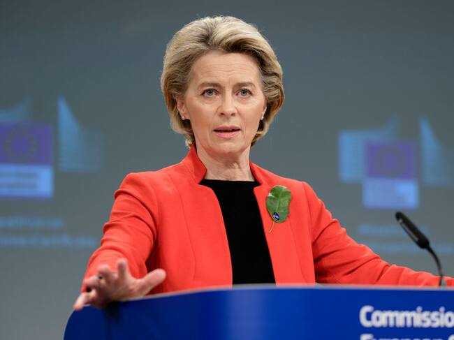 La titular de la Comisión Europea, Ursula Von Der Leyen
