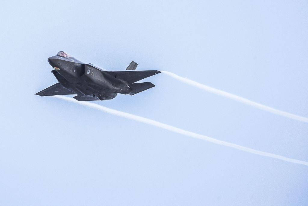 Un caza F-35 perteneciente a la fuerza aérea de Holanda