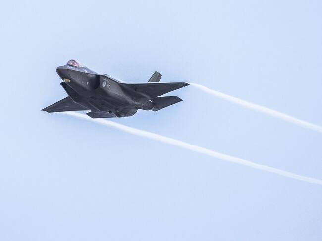 Un caza F-35 perteneciente a la fuerza aérea de Holanda